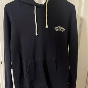Vans Navy Hoodie with White Graphic thumbnail 1