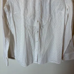 Talbots‎ The Oprah Magazine Collection Textured Pin Tuck Button Front Size 12 thumbnail 3