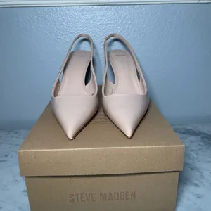 Mango Elegant Pink Slingback Heels thumbnail 3