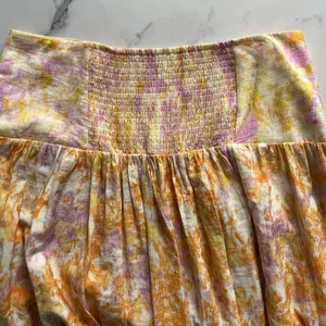 Maeve Anthropologie Flounce midi Skirt Sz Large thumbnail 9