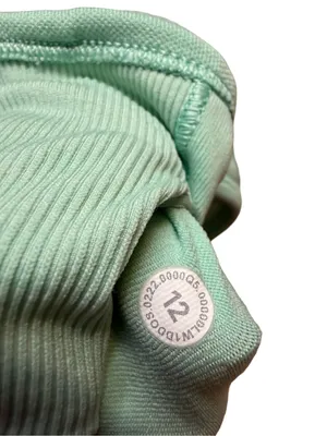 💚 Lululemon Ebb to Street Crop Tank Wild Mint Ice Green Size 12 💚‎ thumbnail 3