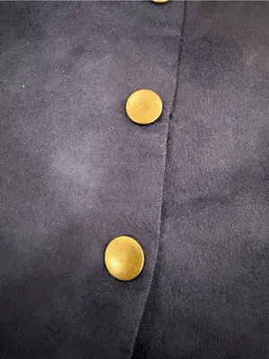 Old Navy Navy Button-Front Mini Skirt with Gold Buttons thumbnail 5