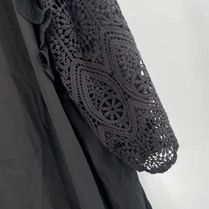 CITY CHIC Blouse Size XL/22 Lace Breeze Top Black Embroidered Eyelet Statement thumbnail 9
