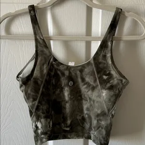 Lululemon Women Align Tank Diamond Dye Light Sage Army Green‎ Dark Green Sz 6 thumbnail 9