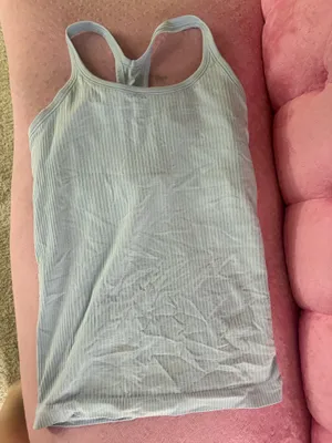 Light Purple Lululemon ribbed tank thumbnail 1