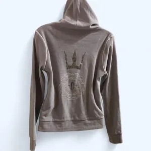 Hunger Games The Expedition Capitol Grey Gray Velvet Velour Zip up Hoodie Jacket Long Sleeve-S Measurement in pics thumbnail 2