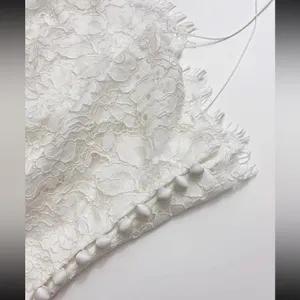 HELSA The Forever Audrey Lace Camisole Elegant White Lace Top S thumbnail 7