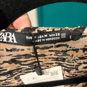ZARA new with tag ANIMAL PRINT DRESS - med thumbnail 9