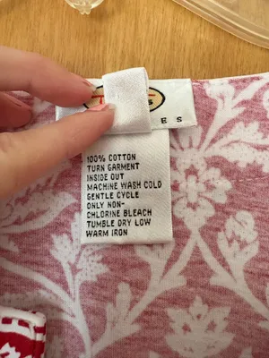Talbots Red and White Floral Tunic Top thumbnail 3