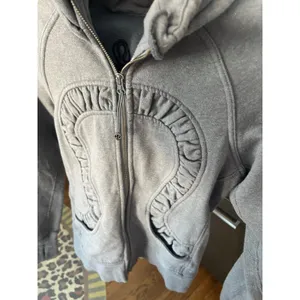 Lululemon Scuba zip-up hoodie grey sparkle/shimmer women's‎ 4 thumbnail 4