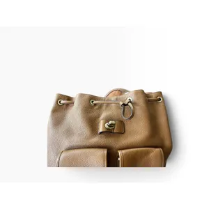 Coach Charlie Backpack Brown Pebbled Leather Turnlock F37582 thumbnail 6