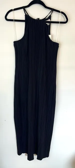 A New Day Black pleated dress thumbnail 1