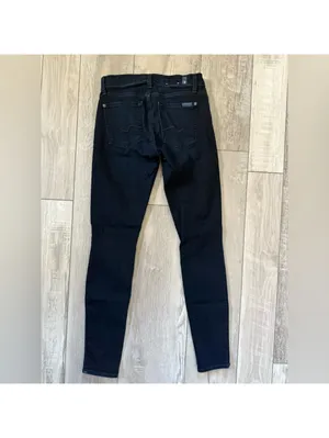 7 For All Mankind Gwenevere Dark Wash Denim Skinny jeans size 27 thumbnail 9