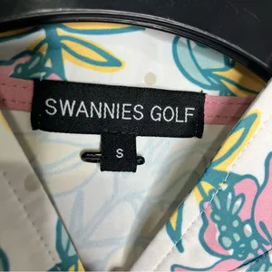Swannies‎ golf Hurley polo tank top racer back athletic activewear women's small thumbnail 5