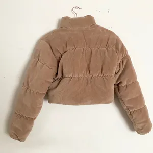 Alo Yoga Micro Corduroy Dreamy Puffer Chai Latte XXS thumbnail 13