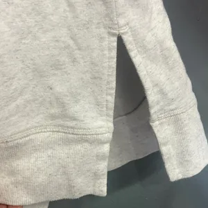 Athleta Gray Long Sleeve Oversized Crewneck Sweatshirt thumb holes small 730 thumbnail 2