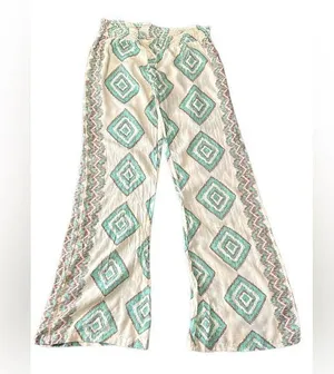 Billabong Boho Patterned Wide-Leg Pants thumbnail 1