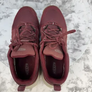 KEEN Explore Waterproof Hiking Shoes Size 7.5 Tawny Port Red Low Trail Sneakers thumbnail 8