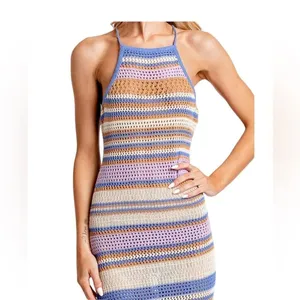 L*SPACE ALLEGRA KNIT DRESS Wildflower Crochet S thumbnail 2