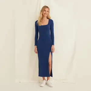 Pamela x Na-kd Blue Long Sleeve‎ Maxi Dress NWT Size XS thumbnail 2