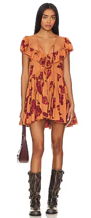 Free People Tilly Printed Tunic Dress thumbnail 1