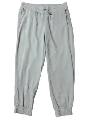 CLOTH & STONE Anthropologie Drawstring Joggers M Sage $88 Retail EUC thumbnail 2
