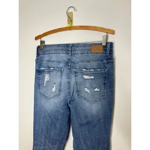 BKE denim Parker jeans high rise ankle skinny distressed destroyed women size 29 thumbnail 6