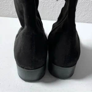 A New Day Black Faux Suede Over-the-Knee Boots thumbnail 10