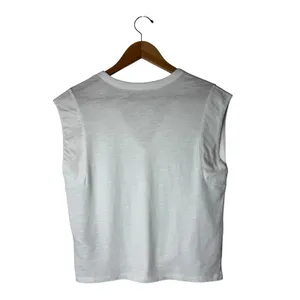 Banana Republic Cozy Slub V Neck Tee Women XS White NWT Short Sleeve Preppy thumbnail 3