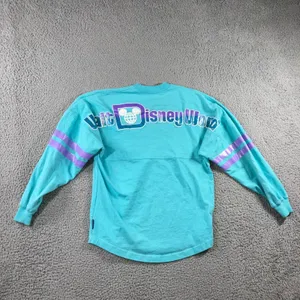 Disney Parks Walt Disney World‎ Spirit Jersey XS Turquoise Purple Long Sleeve thumbnail 3