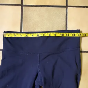 Alo Yoga Coast Legging Sz S Navy Blue Sheer Mesh Performance Workout Pilates Run thumbnail 7