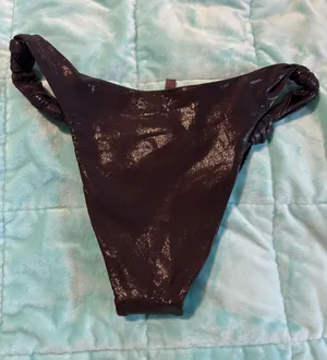 SKIMS Liquid Shine Swim Knotted Bikini Bottom thumbnail 3