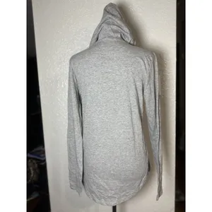 '47 Brand Dallas Cowboys Women's Small Gray Lightweight Hoodie Pullover NFL Logo thumbnail 2