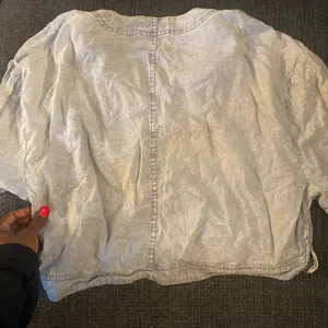 Urban Outfitters BDG/ light blue denim crop top thumbnail 3