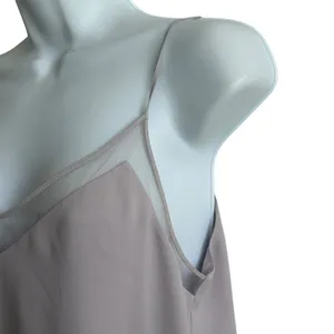 Aritzia Babaton Galen Camisole Women's XS Sheer Mesh Trim Overlay V Neck Panel thumbnail 6