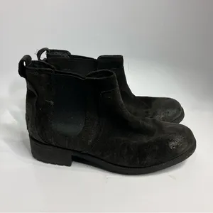UGG Bonham‎ boots black leather size 8.5 thumbnail 3