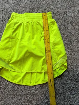 Lululemon Hotty Hot High-Rise Skirt Long Built In Shorts – Highlight Yellow – 2 thumbnail 10