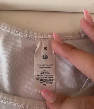 white sports bra thumbnail 2