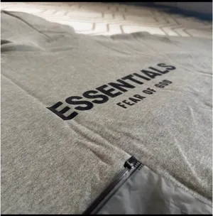 Essentials Dark Oatmeal Fear of God Hoodie S thumbnail 5