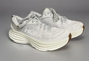 Hoka One One Bondi 8 Women’s Running Shoes Lunar Rock/Nimbus Cloud Size 9B thumbnail 1