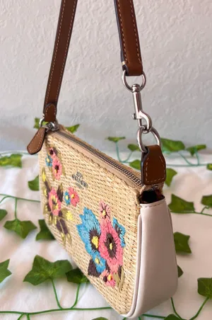 Coach Nolita 19 With Floral Embroidery cj724 thumbnail 1