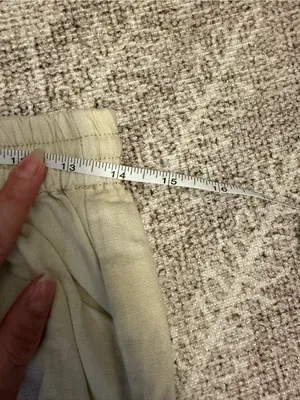 ✨NWOT Free People Chambers Linen Laid Back Pull On Pants XS✨ thumbnail 10