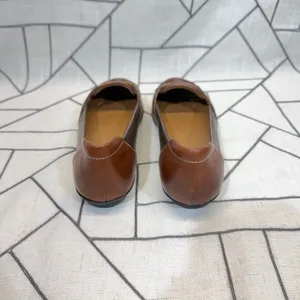 Clarks Gracelin Gemma Flats 8.5 Brown Leather Woven Slip On Loafers 261252914060 thumbnail 5