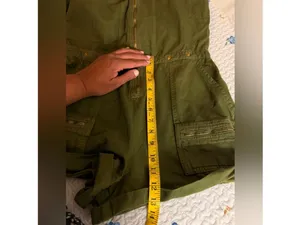 Free People Isla Flight Utility Roll-Up Sleeve Zipper Romper Size 4 thumbnail 11