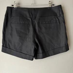 Express sz 6 black mom linen‎ shorts thumbnail 6