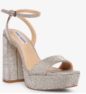 Steve Madden Lessa-R Rhinestone Heels thumbnail 1