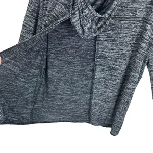 Wilfred Free Aritzia Black Hooded Lightweight Open Back Oversized Knit Top‎ S thumbnail 4