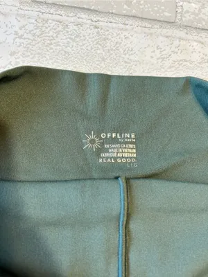 Offline Active Green mini Skort with pockets Golf Tennis size large thumbnail 3
