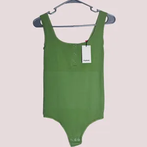 NWT‎ Popilush Green Henley Shapewear Tank Top - XL/XXL thumbnail 2