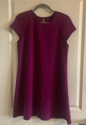 River Island women’s dress, size 8. Purple Short Sleeve thumbnail 1